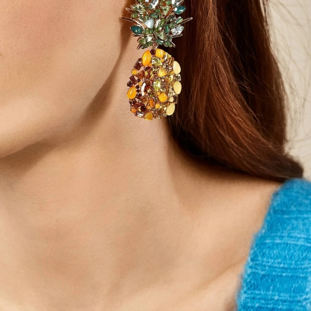 Baublebar Authentic Pineapple Earrings - image 3